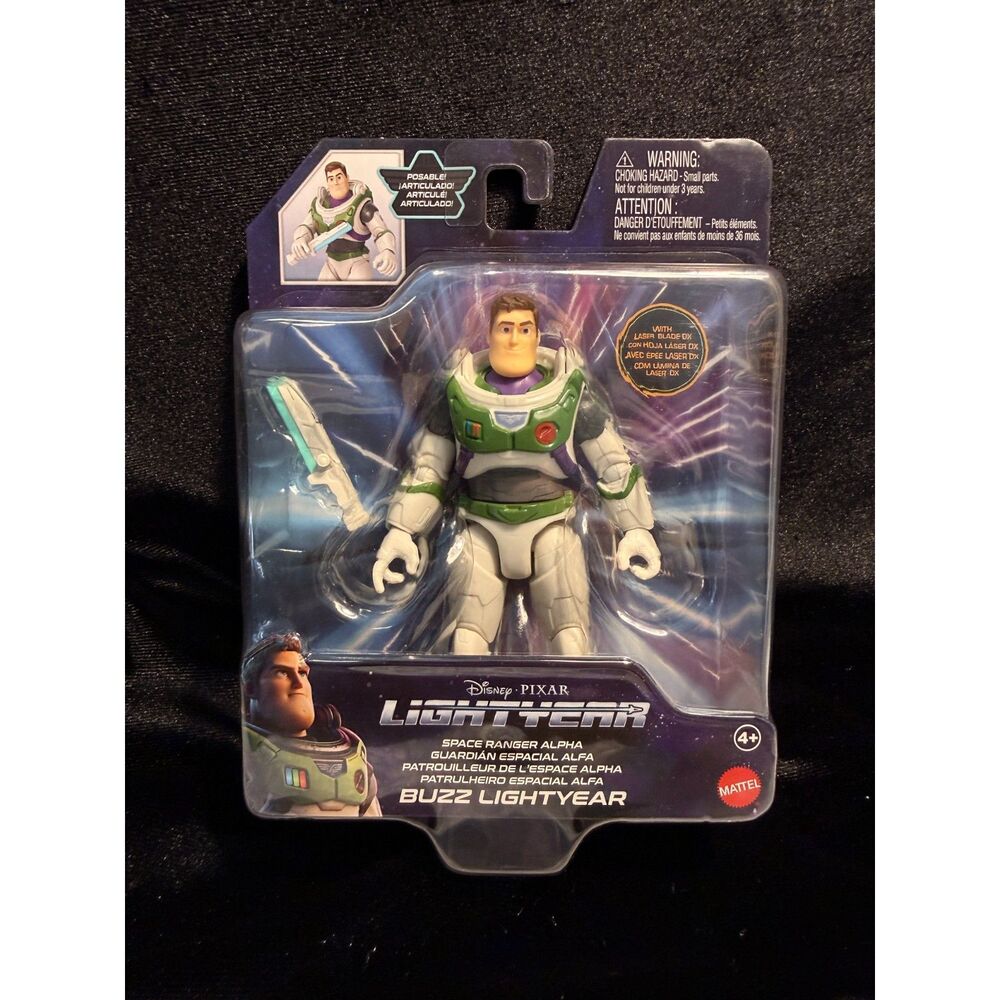 Disney Pixar Lightyear Buzz Lightyear Space Ranger Alpha Action Figure Mattel
